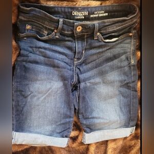 Levi denizen shorts long size sm 4-6